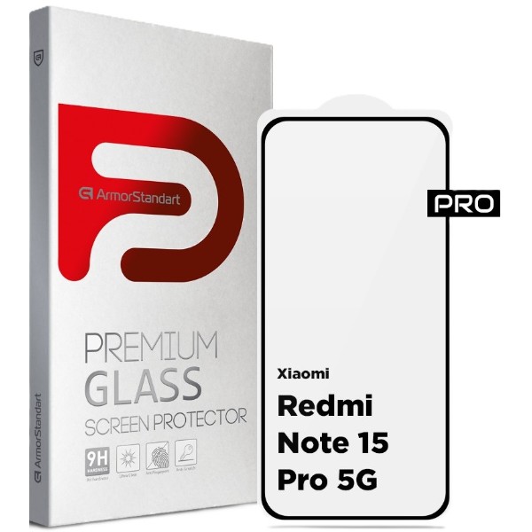 Фото - Защитное стекло для смартфона Armorstandart Pro for Xiaomi Redmi Note 15 Pro 5G (ARM90802) Фото - Защитное стекло для смартфона Armorstandart Pro for Xiaomi Redmi Note 15 Pro 5G (ARM90802)