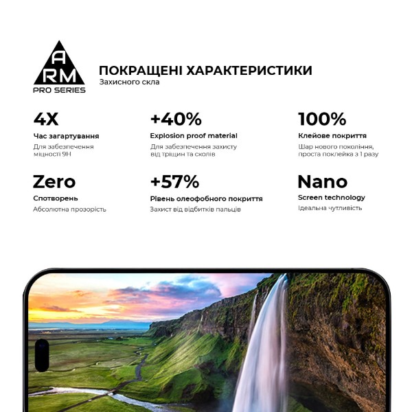 Фото - Захисне скло для смартфону Armorstandart Pro for Apple iPhone 18 Pro (ARM91935)