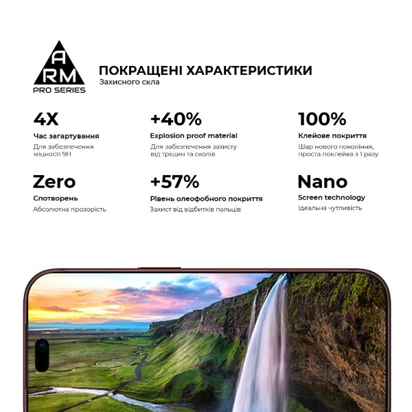 Фото - Захисне скло для смартфону Armorstandart Pro for Apple iPhone 18 Pro Max (ARM91936)