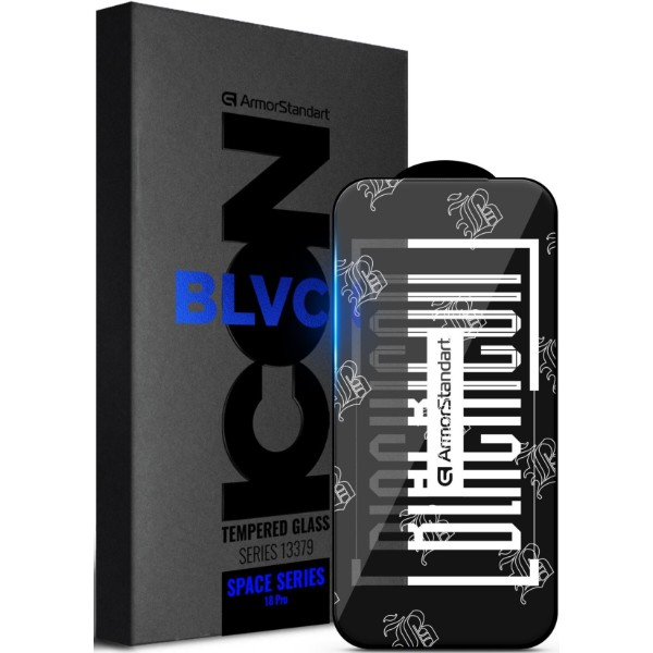 Фото - Захисне скло для смартфону Armorstandart Space Black Icon for Apple iPhone 18 Pro (ARM91937)
