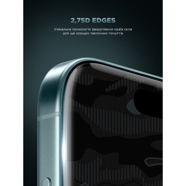 Фото - Захисне скло для смартфону Armorstandart Infinity Black Icon 2.75D for Apple iPhone 18 Pro (ARM91944)
