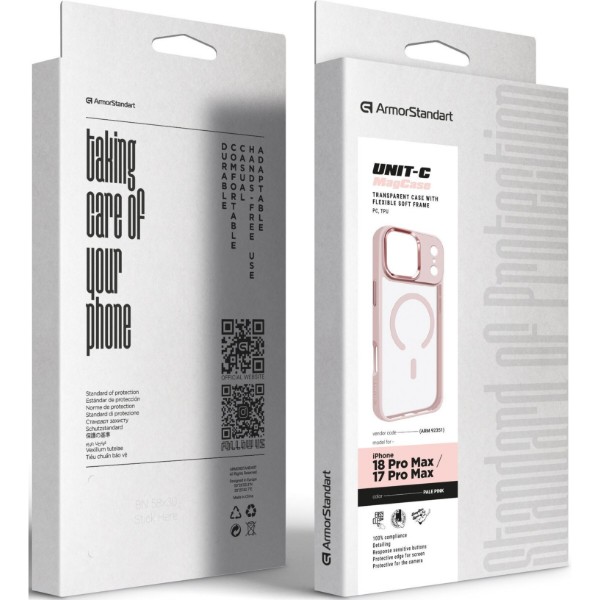 Фото - Чехол для смартфона Armorstandart Uniq MagCase for Apple iPhone 18 Pro Max / 17 Pro Max Pale Pink (ARM92351)