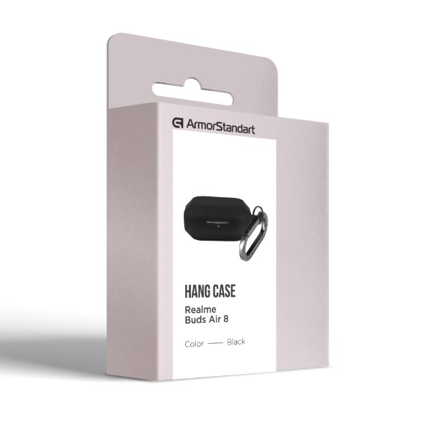 Фото - Чохол для навушників Armorstandart Hang Case for Realme Buds Air 8 Black (ARM93697)