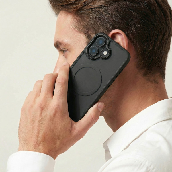 Фото - Чохол для смартфону Armorstandart Unit MagCase for Apple iPhone 17 Black + Orange Button Set (ARM90579)