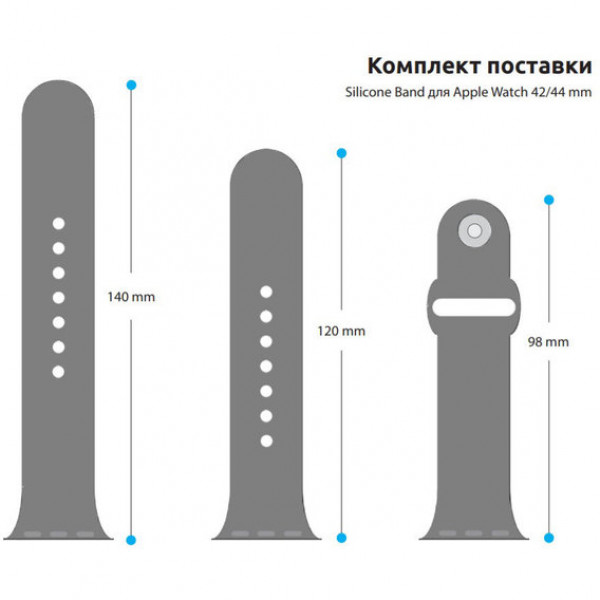 Фото - Ремінець для смарт-годинника Armorstandart Sport Band (3 Straps) for Apple Watch 42/44/45/49mm  Blue (ARM65089)