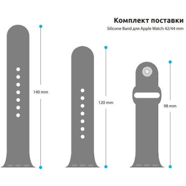 Фото - Ремешок для смарт-часов Armorstandart Sport Band (3 Straps) for Apple Watch 42/44/45/49mm  Blue (ARM65089)