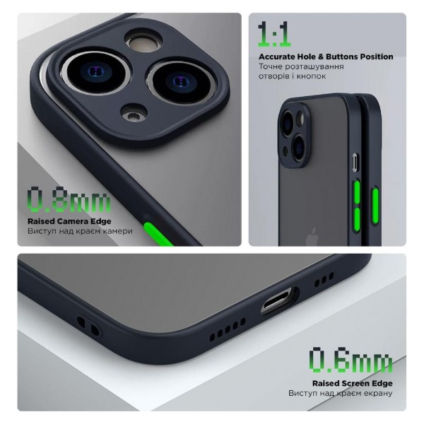Фото - Чехол для смартфона Armorstandart Frosted Matte for Oppo A17 4G/A17k 4G Navy Blue (ARM66727)