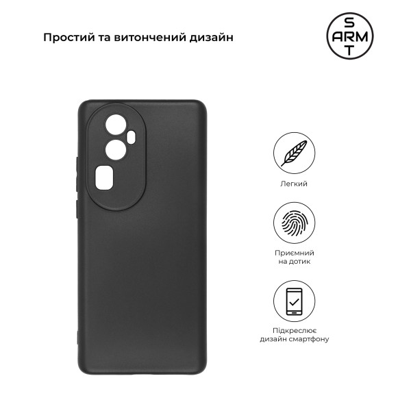 Фото - Чохол для смартфону Armorstandart for OPPO Reno10 Pro+ Camera cover Black (ARM69605)