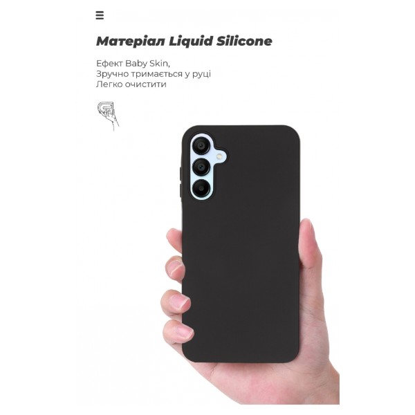 Фото - Чохол для смартфону Armorstandart ICON Case for Samsung A15 5G (A156) Black (ARM72484)