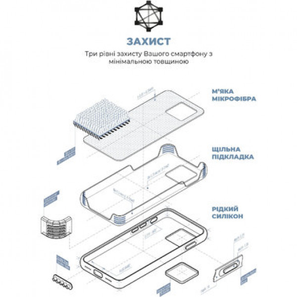Фото - Чохол для смартфону Armorstandart ICON2 MagSafe for Apple iPhone 15 Winter Blue (ARM72760)