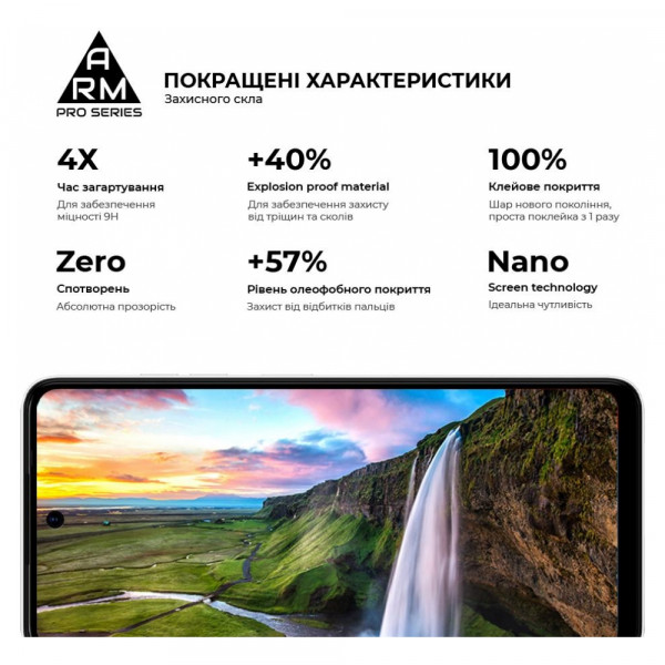 Фото - Захисне скло для смартфону Armorstandart Pro for Tecno Spark Go 2024 (BG6) Black (ARM73614)