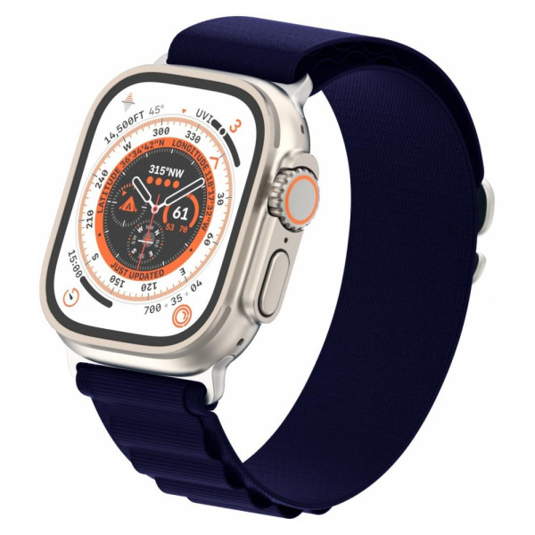 Фото - Ремінець для смарт-годинника ArmorStandart Alpina Band for Apple Watch 42 (Series 11-10)/41/40/38 Dark Blue (ARM74197)