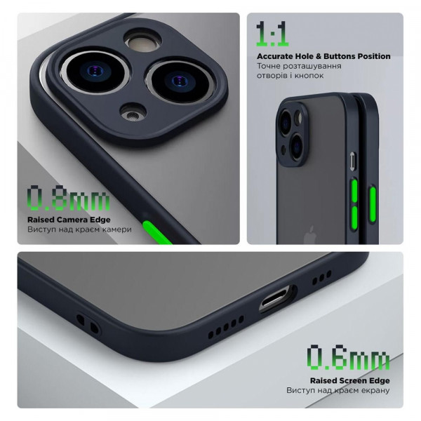 Фото - Чехол для смартфона Armorstandart Frosted Matte for Samsung A35 5G (A356) Navy Blue (ARM74333)