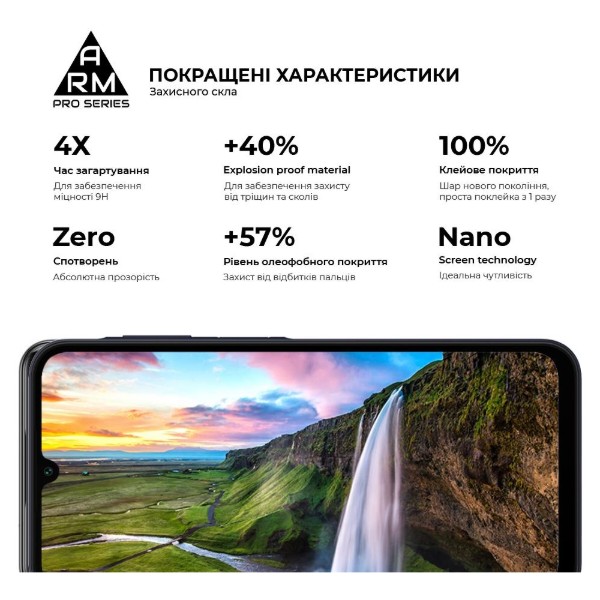 Фото - Захисне скло для смартфону Armorstandart Pro for Samsung A15 4G (A155) Black (ARM74659)