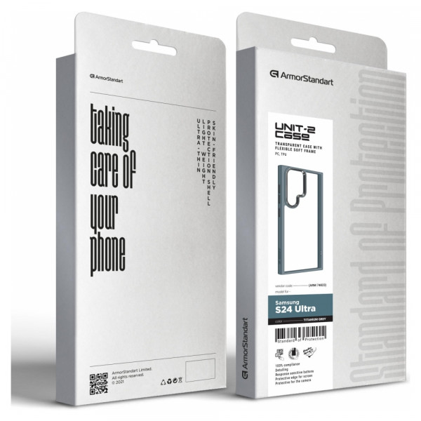 Фото - Чехол для смартфона Armorstandart UNIT2 for Samsung S24 Ultra Titanium Grey (ARM74823)