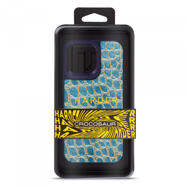 Фото - Чохол для смартфону Harder Crocosaur for Apple iPhone 14 Pro Max Blue (ARM76730)