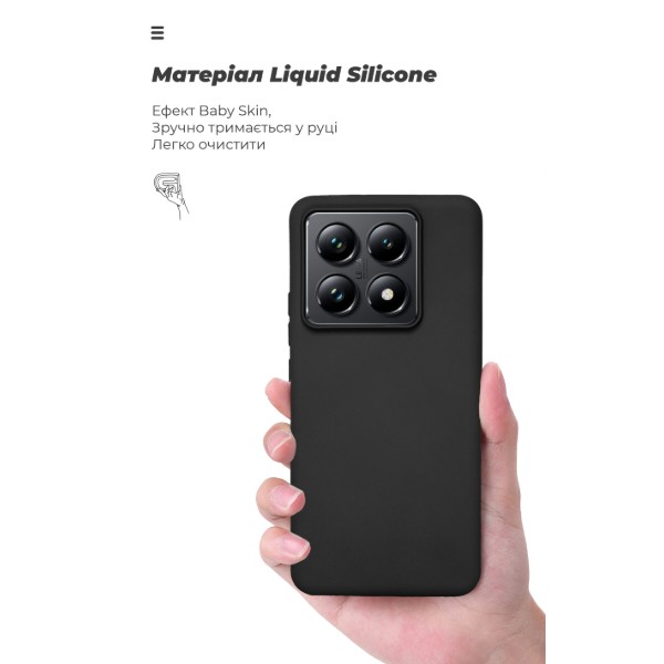 Фото - Чехол для смартфона Armorstandart ICON for Xiaomi 14T Pro Black (ARM79358)