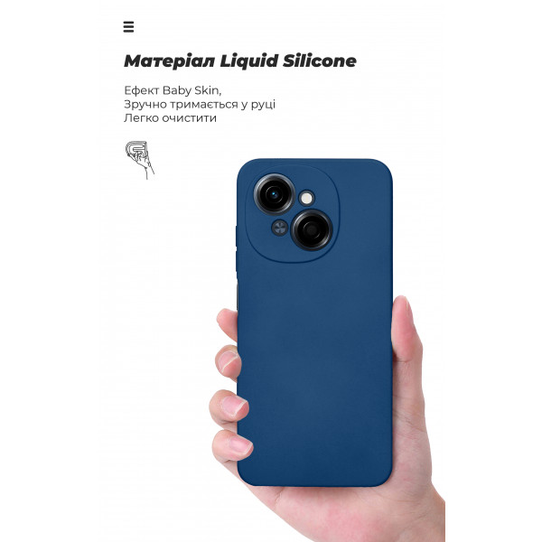 Фото - Чохол для смартфону Armorstandart ICON for Tecno Spark Go 1 (KL4) Camera cover Dark Blue (ARM81216)
