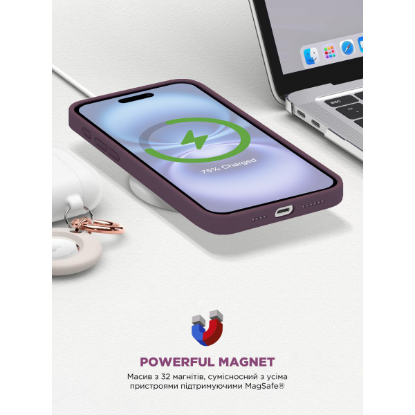 Фото - Чохол для смартфону Armorstandart ICON2 MagSafe for Apple iPhone 16 Plum (ARM81312)