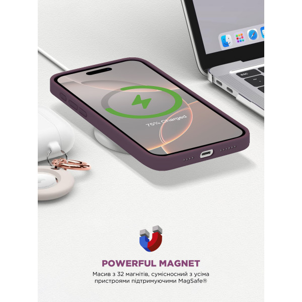 Фото - Чехол для смартфона Armorstandart ICON2 MagSafe for Apple iPhone 16 Pro Plum (ARM81317)