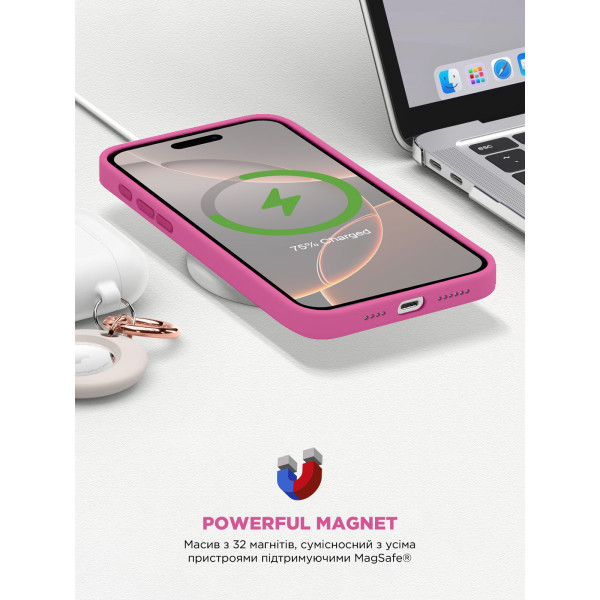 Фото - Чохол для смартфону Armorstandart ICON2 MagSafe for Apple iPhone 16 Pro Max Fuchsia (ARM81324)