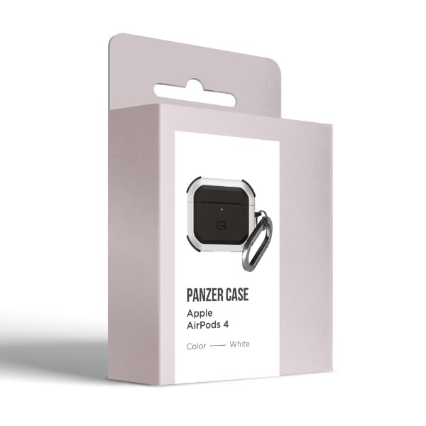 Фото - Чохол для навушників Armorstandart Panzer for Apple Airpods 4 White (ARM82553)