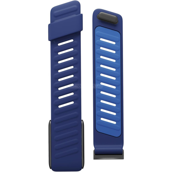 Фото - Ремінець для фітнес-браслета Armorstandart Silicone Tech for Whoop 5.0 / MG Dark Blue with Black (ARM90100)
