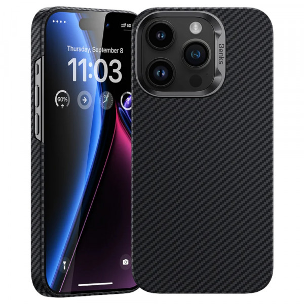 Фото - Чохол для смартфону Benks MagClap ArmorAir Case Black for iPhone 15 Pro (1276183)