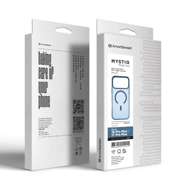Фото - Чехол для смартфона Armorstandart Mystiq MagCase for Apple iPhone 18 Pro Max / 17 Pro Max Blue (ARM93620)