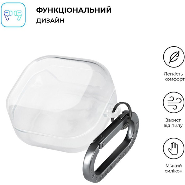 Фото - Чохол для навушників Armorstandart Air for Samsung Galaxy Buds 4/4 Pro Clear (ARM91194)