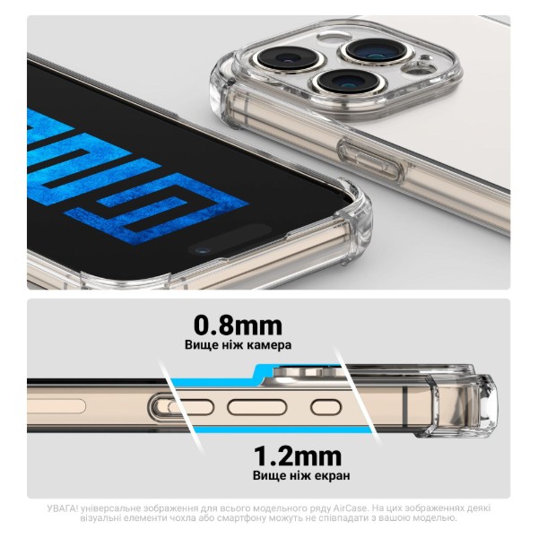 Фото - Чохол для смартфону Armorstandart Air Force for Realme Note 80 4G Camera cover Clear (ARM92231)