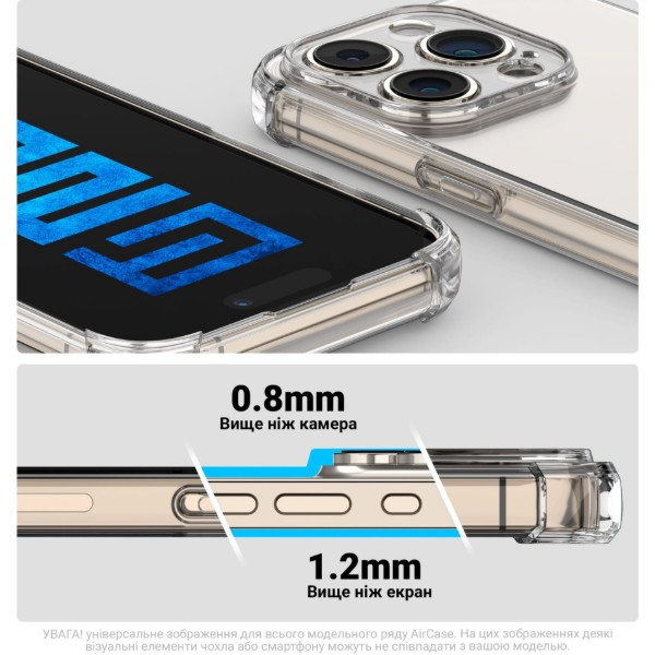 Фото - Чохол для смартфону Armorstandart Air Force for Samsung A25 5G (A256) Camera cover Clear (ARM91818)