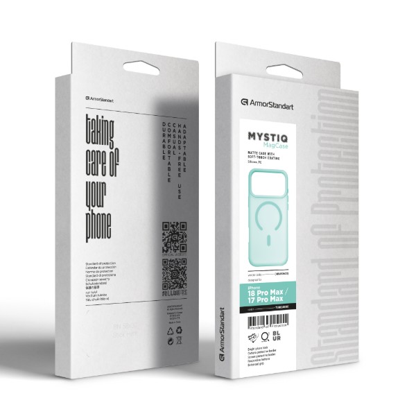 Фото - Чехол для смартфона Armorstandart Mystiq MagCase for Apple iPhone 18 Pro Max / 17 Pro Max Turquoise (ARM93623)