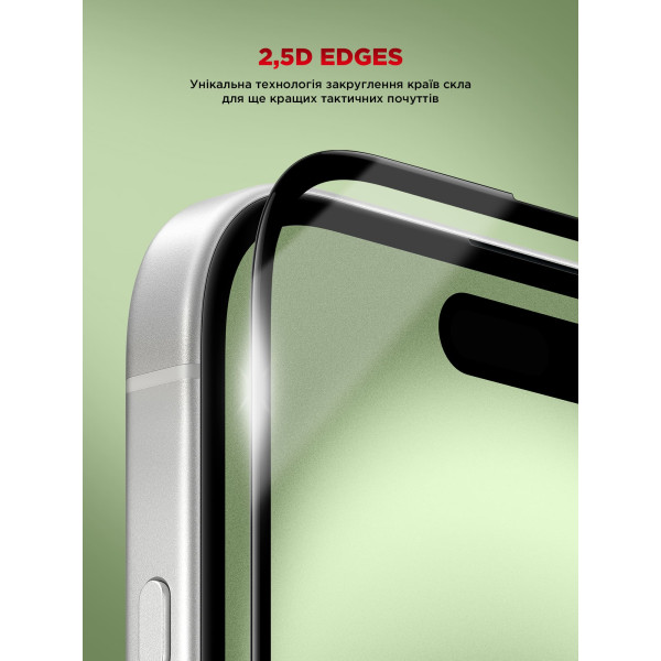 Фото - Защитное стекло для смартфона Armorstandart Corning Black Icon for Apple iPhone 16 / 15 (ARM79552)