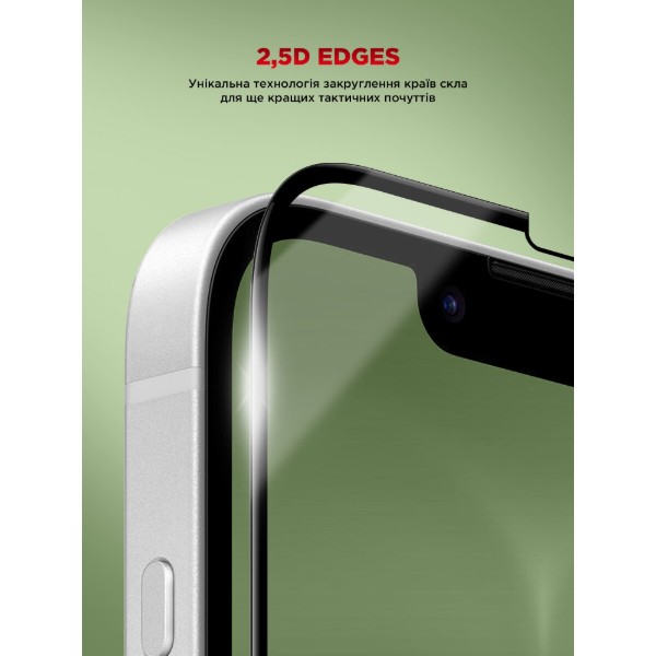 Фото - Захисне скло для смартфону Armorstandart Corning Black Icon for Apple iPhone 16e / 14 / 13 / 13 Pro (ARM79553