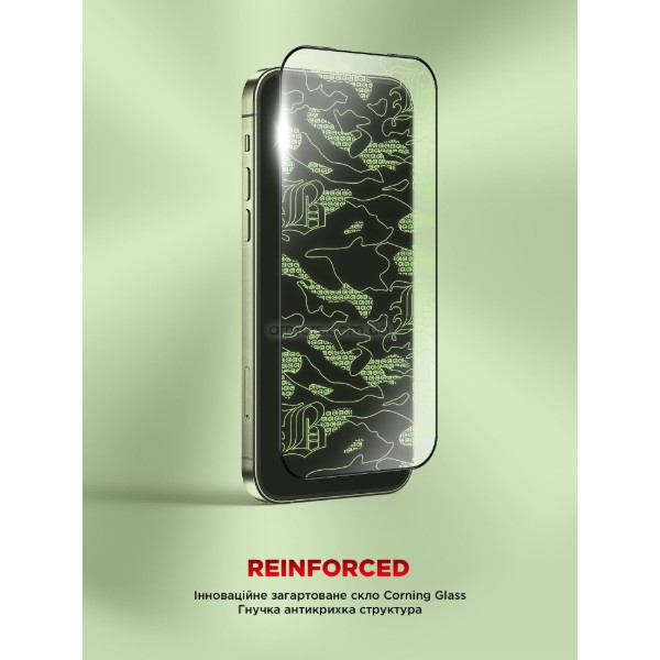 Фото - Захисне скло для смартфону Armorstandart Corning Black Icon for Apple iPhone 18 Pro (ARM92165)