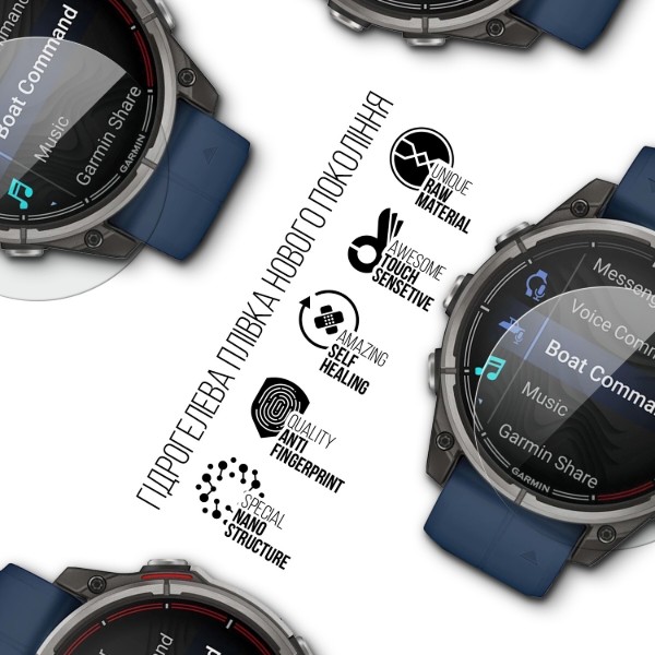 Фото - Защитная пленка для смарт-часов Armorstandart for Garmin quatix 8 47mm 6 шт. (ARM91676)