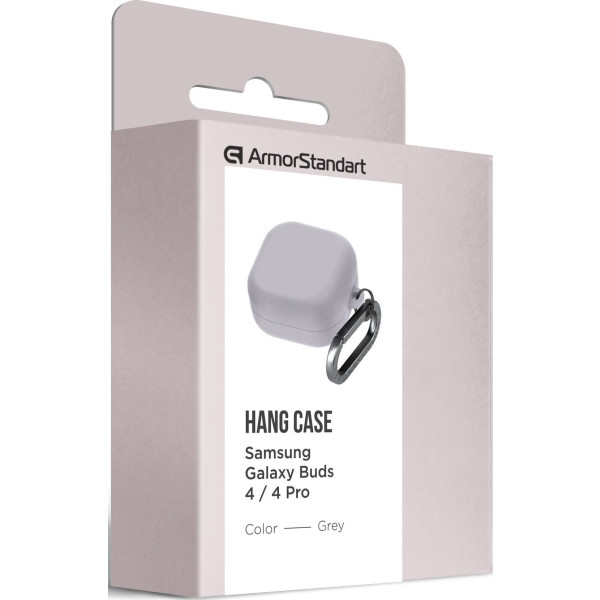 Фото - Чохол для навушників Armorstandart Hang Case for Samsung Galaxy Buds 4/4 Pro Grey (ARM90920)
