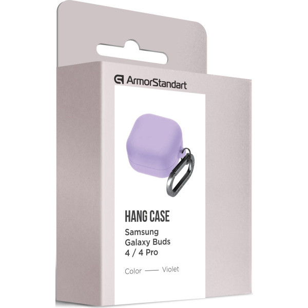 Фото - Чохол для навушників Armorstandart Hang Case for Samsung Galaxy Buds 4/4 Pro Violet (ARM90922)
