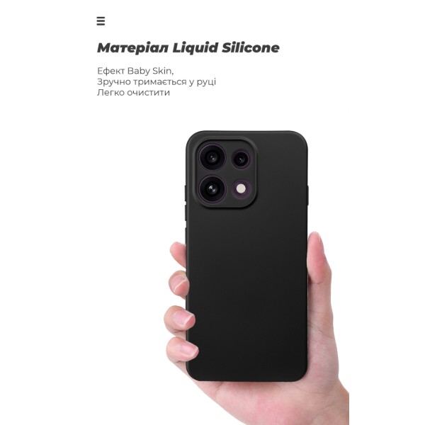 Фото - Чохол для смартфону Armorstandart ICON for OPPO Reno16 F 5G Camera cover Black (ARM92255)
