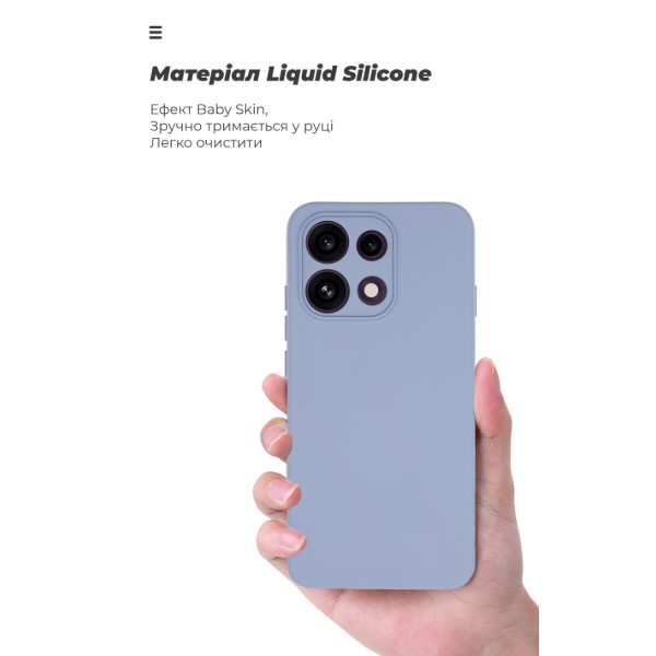 Фото - Чохол для смартфону Armorstandart ICON for OPPO Reno16 F 5G Camera cover Winter Blue (ARM92781)