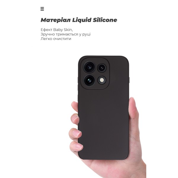 Фото - Чохол для смартфону Armorstandart ICON for OPPO Reno16 Pro 5G Camera cover Black (ARM92253)