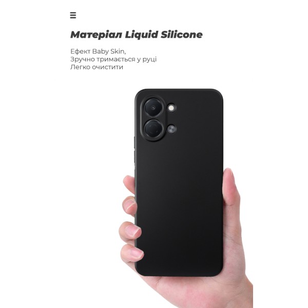 Фото - Чохол для смартфону Armorstandart ICON for Tecno Spark Go 3 4G Camera cover Black (ARM91023)