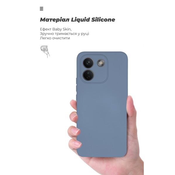 Фото - Чохол для смартфону Armorstandart ICON for Xiaomi Redmi Note 17 Pro Max 5G Camera cover Winter Blue (ARM93434)