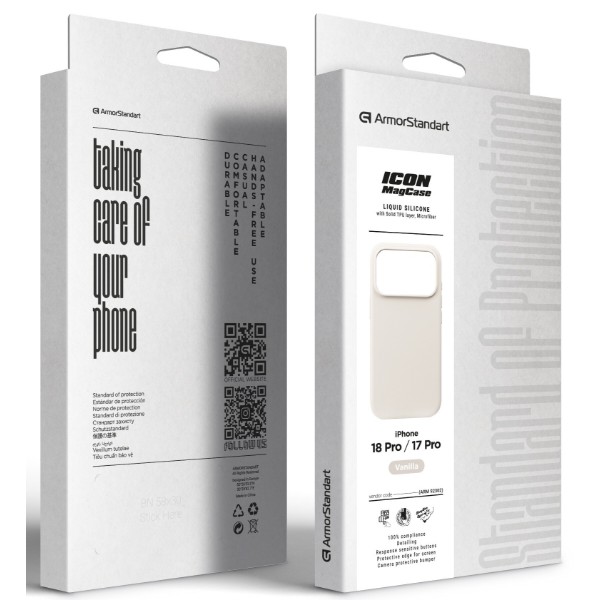 Фото - Чехол для смартфона Armorstandart ICON2 MagCase for Apple iPhone 18 Pro / 17 Pro Vanilla (ARM92302)