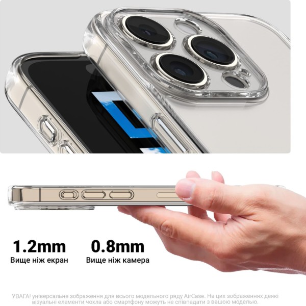 Фото - Чехол для смартфона Armorstandart Air for Motorola Edge 70 Pro 5G Camera cover Clear (ARM91685)