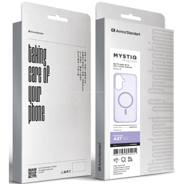 Фото - Чехол для смартфона Armorstandart Mystiq MagCase for Samsung A27 5G Lavender (ARM91613)