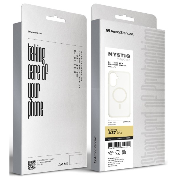 Фото - Чехол для смартфона Armorstandart Mystiq MagCase for Samsung A37 5G White (ARM91621)