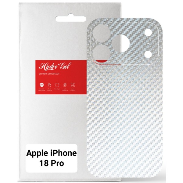 Фото - Защитная пленка для смартфона Armorstandart на заднюю панель for Apple iPhone 18 Pro Carbone Silver (ARM94243) Фото - Защитная пленка для смартфона Armorstandart на заднюю панель for Apple iPhone 18 Pro Carbone Silver (ARM94243)