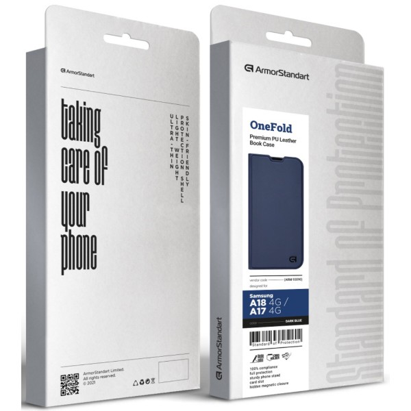 Фото - Чехол для смартфона Armorstandart OneFold Case for Samsung A18 4G / A17 4G Dark Blue (ARM93090)